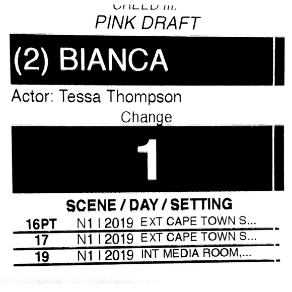 Authentic Creed lll Tessa Thompson Shirt & Shorts. Used In The Movie - Picture 5 of 9